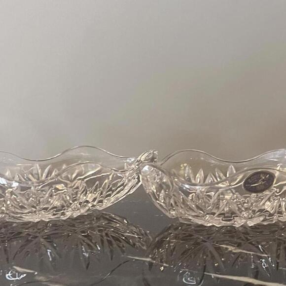 Bohemia Crystal 7” Egg Crystal Czech Republic Glass Crystal Two Piece Brilliant‎ - Picture 2 of 15